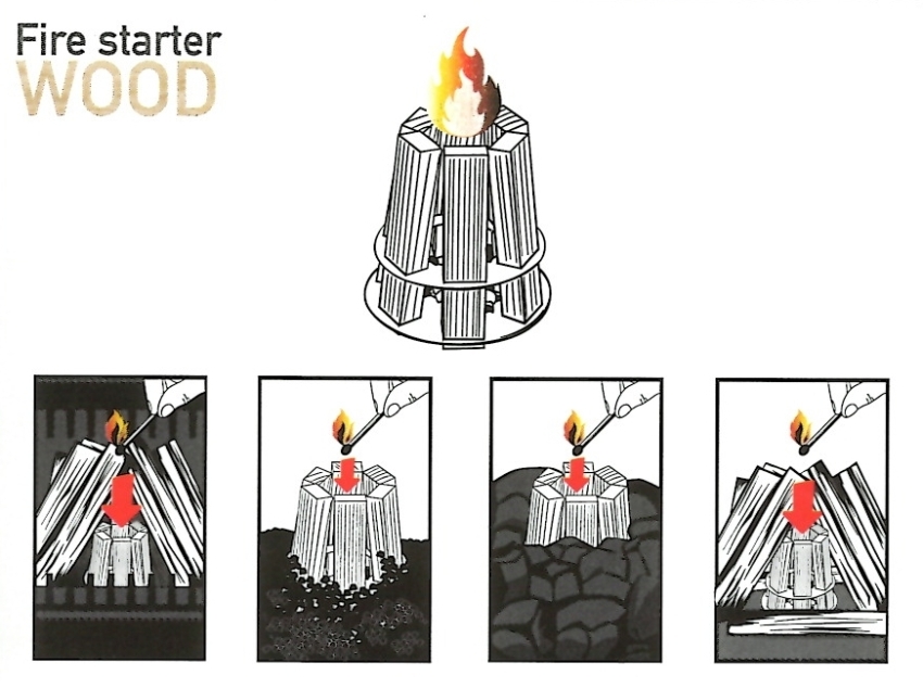 Grillanzünder Holz "Fire starter"